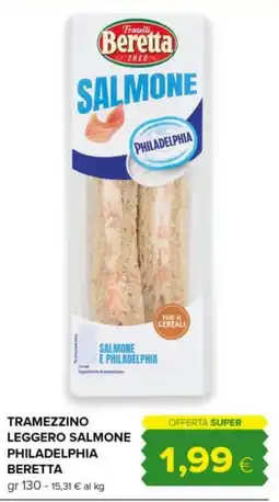 Tigre Tramezzino leggero salmone philadelphia BERETTA offerta