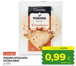 Tigre Consilia piadina sfogliata extralarge offerta