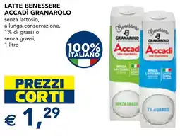 Esselunga Latte benessere accadì GRANAROLO offerta