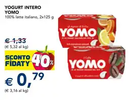 Esselunga Yogurt intero YOMO offerta
