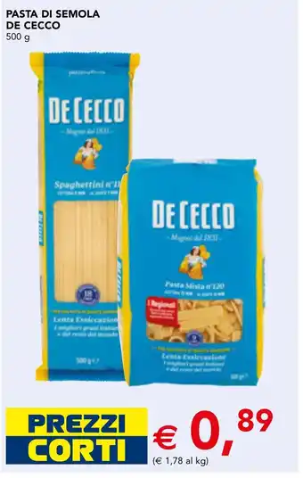 Pasta di semola DE CECCO