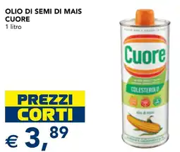 Esselunga Olio di semi di mais CUORE offerta