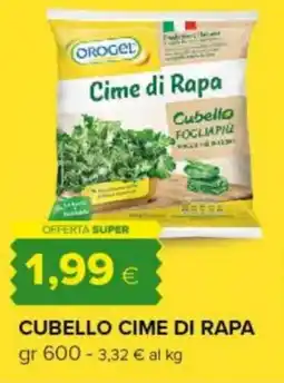 Tigre Orogel cubello cime di rapa offerta