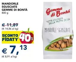 Esselunga Mandorle sgusciate GEMME DI BONTÀ offerta