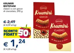 Esselunga Krumiri bistefani classici o con gocce di cioccolato offerta