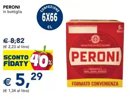 Esselunga Peroni in bottiglia offerta