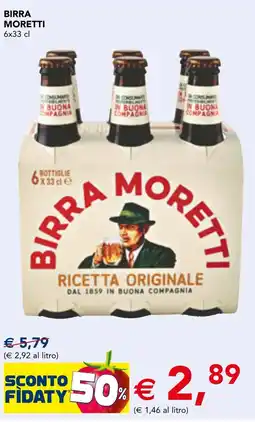 Esselunga Birra MORETTI offerta