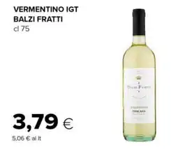 Tigre Vermentino igt BALZI FRATTI offerta
