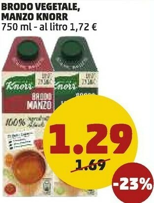 Brodo classico manzo 750 g(ml)
