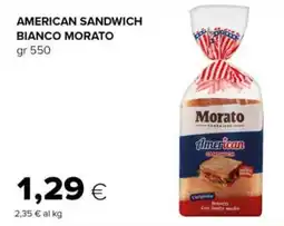 Tigre American sandwich bianco MORATO offerta