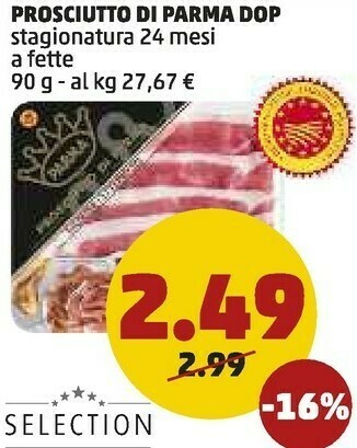 PENNY Prosciutto di parma offerta