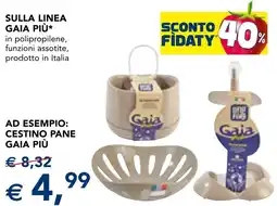 Esselunga Sulla linea gaia più cestinino pane offerta