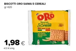 Tigre Biscotti oro saiwa 5 cereali offerta