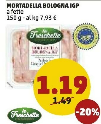 PENNY Mortadella offerta