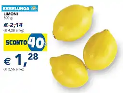 Esselunga Esselunga bio limoni offerta