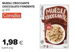 Tigre Consilia muesli croccante cioccolato fondente offerta