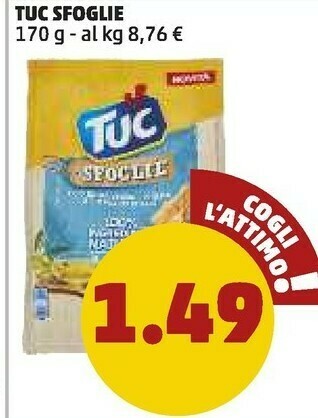 PENNY Tuc - sfoglie erbe aromatiche e olio extra vergine di oliva offerta