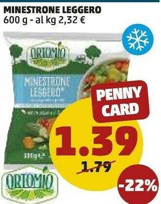 PENNY Minestrone leggero offerta