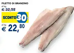 Esselunga Filetto di branzino offerta