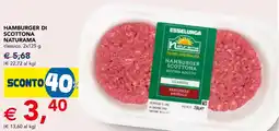 Esselunga Hamburger di scottona naturama classico offerta