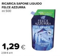 Tigre Ricarica sapone liquido FELCE AZZURRA offerta
