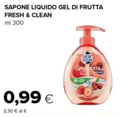 Tigre Sapone liquido gel di frutta FRESH & CLEAN offerta