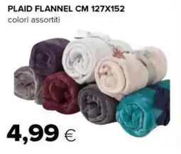 Tigre Plaid flannel cm 127x152 offerta