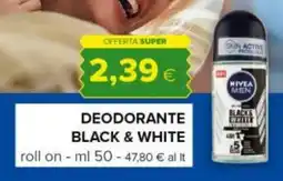 Tigre Nivea men deodorante black & white offerta