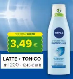 Tigre Nivea latte + tonico offerta