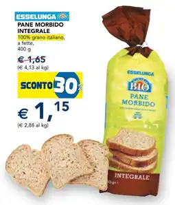 Esselunga Esselunga bio pane morbido integrale offerta
