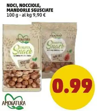 PENNY Noci/nocciole mandorle sgusciate offerta