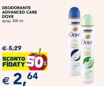 Esselunga Deodorante advanced care DOVE offerta