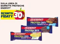 Esselunga Sulla linea di barrette proteiche ENERVIT offerta
