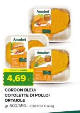 Oasi Cordon bleu/ cotolette di pollo/ ortaiole offerta