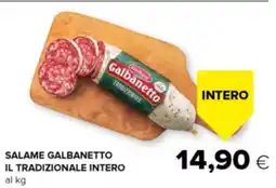 Oasi Salame galbanetto il tradizionale intero offerta