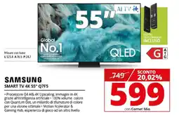 Comet SAMSUNG SMART TV 4K 55" Q7F5 offerta