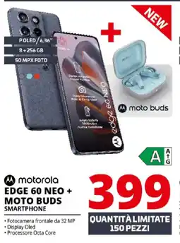 Comet motorola EDGE 60 NEO + MOTO BUDS offerta