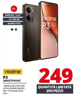 Comet realme P3 Smartphone offerta