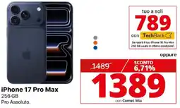 Comet APPLE iPhone 17 Pro Max offerta