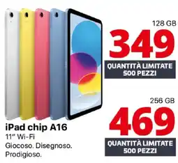 Comet APPLE iPad chip A16 11" Wi-Fi offerta