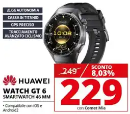 Comet HUAWEI WATCH GT 6 Smartwatch 46 MM offerta