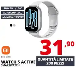 Comet xiaomi WATCH 5 ACTIVE Smartwatch offerta