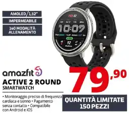 Comet amazfit ACTIVE 2 ROUND Smartwatch offerta