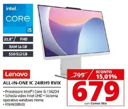 Comet Lenovo ALL-IN-ONE IC 24IRH9 RVIX offerta
