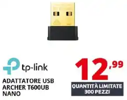 Comet tp-link ADATTATORE USB ARCHER T600UB NANO offerta