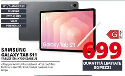 Comet SAMSUNG GALAXY TAB S11 TABLET SM-X730NZAREUE offerta