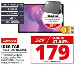 Comet Lenovo IDEA TAB TABLET ZAFR0399SE offerta
