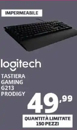 Comet logitech TASTIERA GAMING G213 PRODIGY offerta