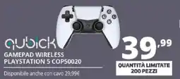 Comet qubick GAMEPAD WIRELESS PLAYSTATION 5 COP50020 offerta