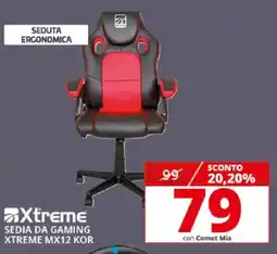 Comet Xtreme SEDIA DA GAMING XTREME MX12 KOR offerta